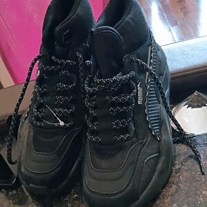 Puma Black Athletic Shoes